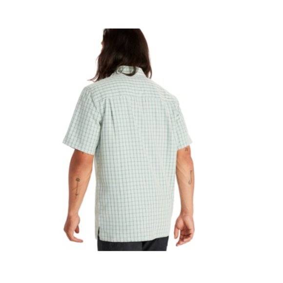 NWT Marmot Men's Eldridge Short-Sleeve Shirt - Crushed Mint - Small - Picture 3 of 10
